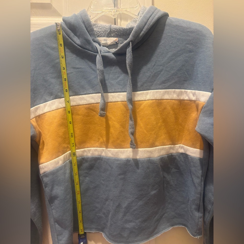 Pink Rose Blue Lightweight Hoodie - Picture 7 of 7